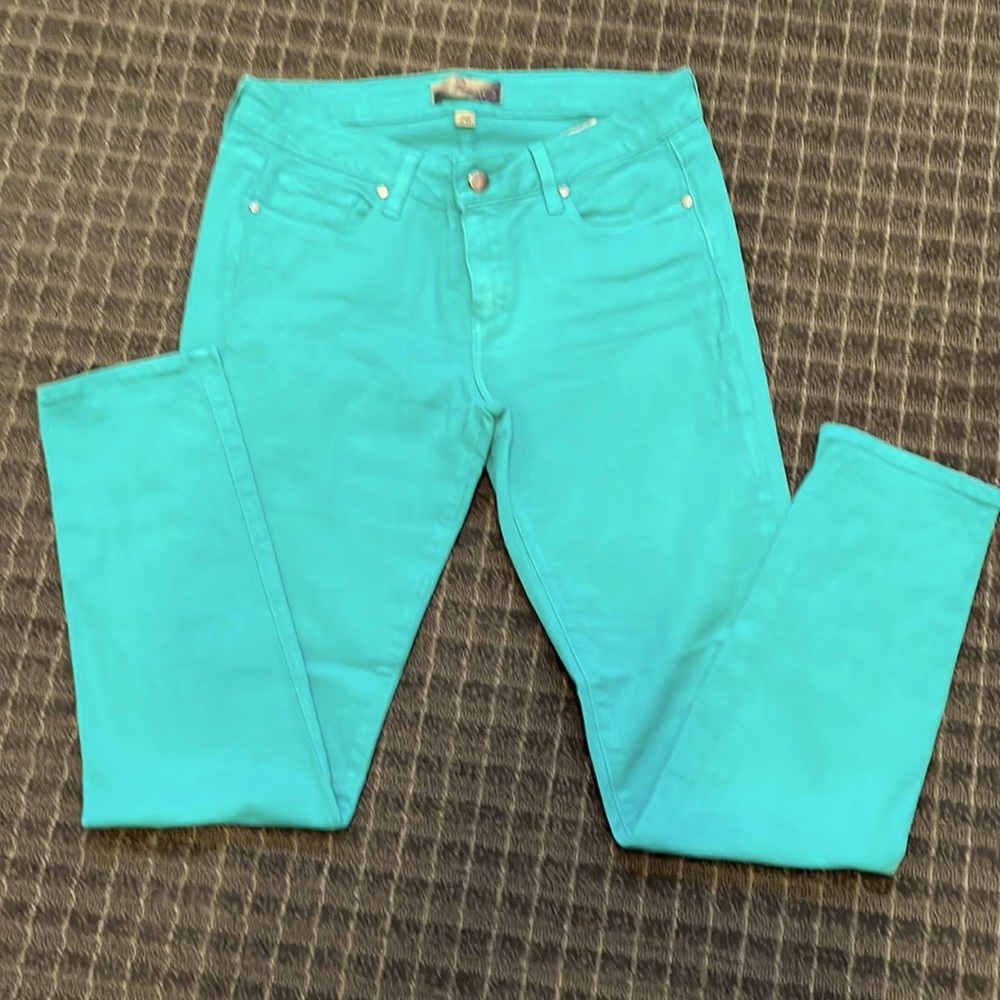 Paige turquoise jeans